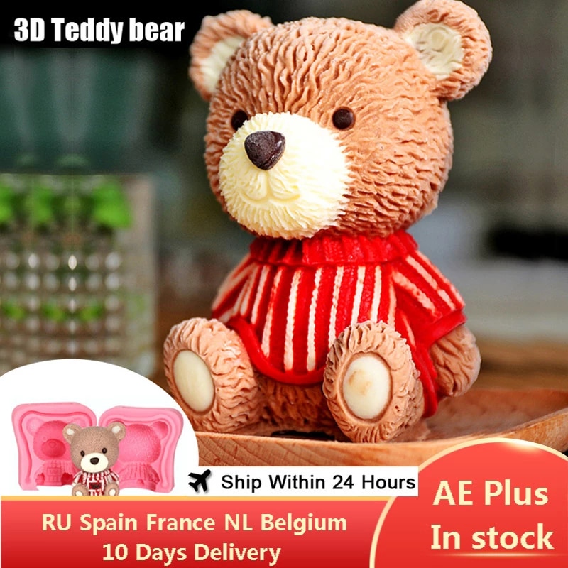 Detail 3d Teddy Bear Cake Pan Nomer 29