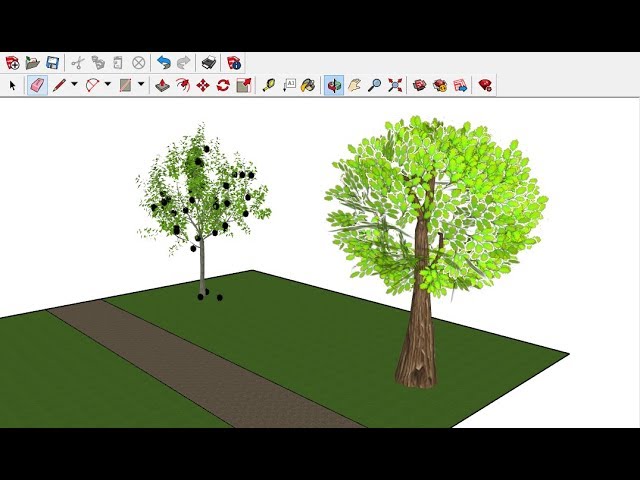 Detail 3d Tree Sketchup Nomer 34