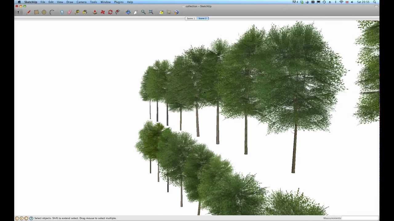 Detail 3d Tree Sketchup Nomer 35