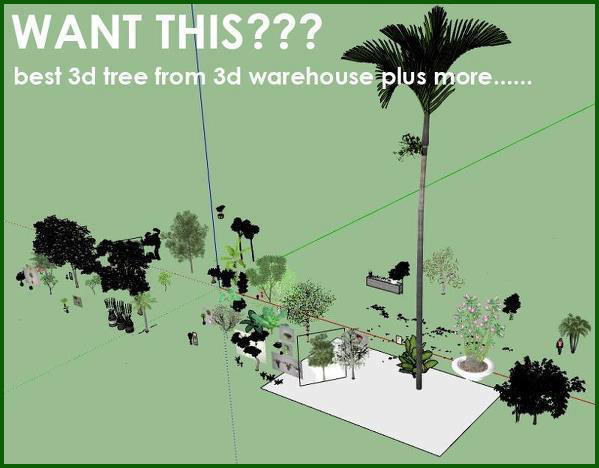 Detail 3d Tree Sketchup Nomer 38