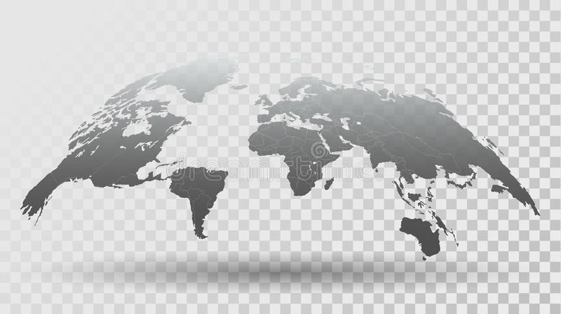 Detail 3d World Map Png Transparent Background Nomer 21