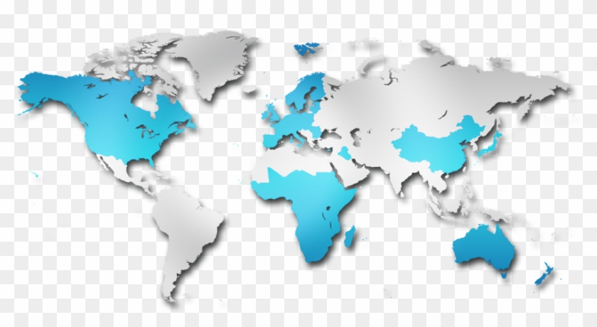 Detail 3d World Map Png Transparent Background Nomer 4