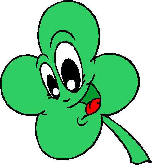 Detail 4 Leaf Clover Clipart Free Nomer 54