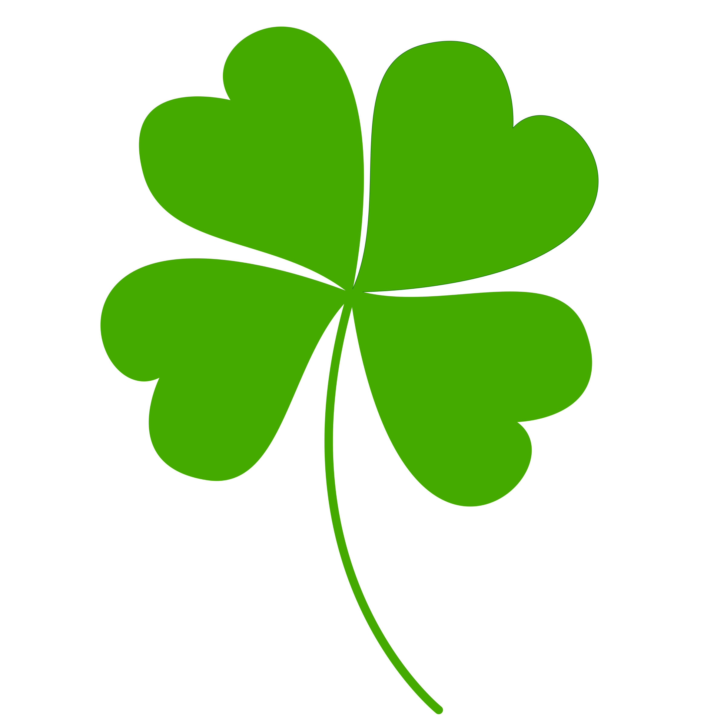 Detail 4 Leaf Clover Transparent Background Nomer 3