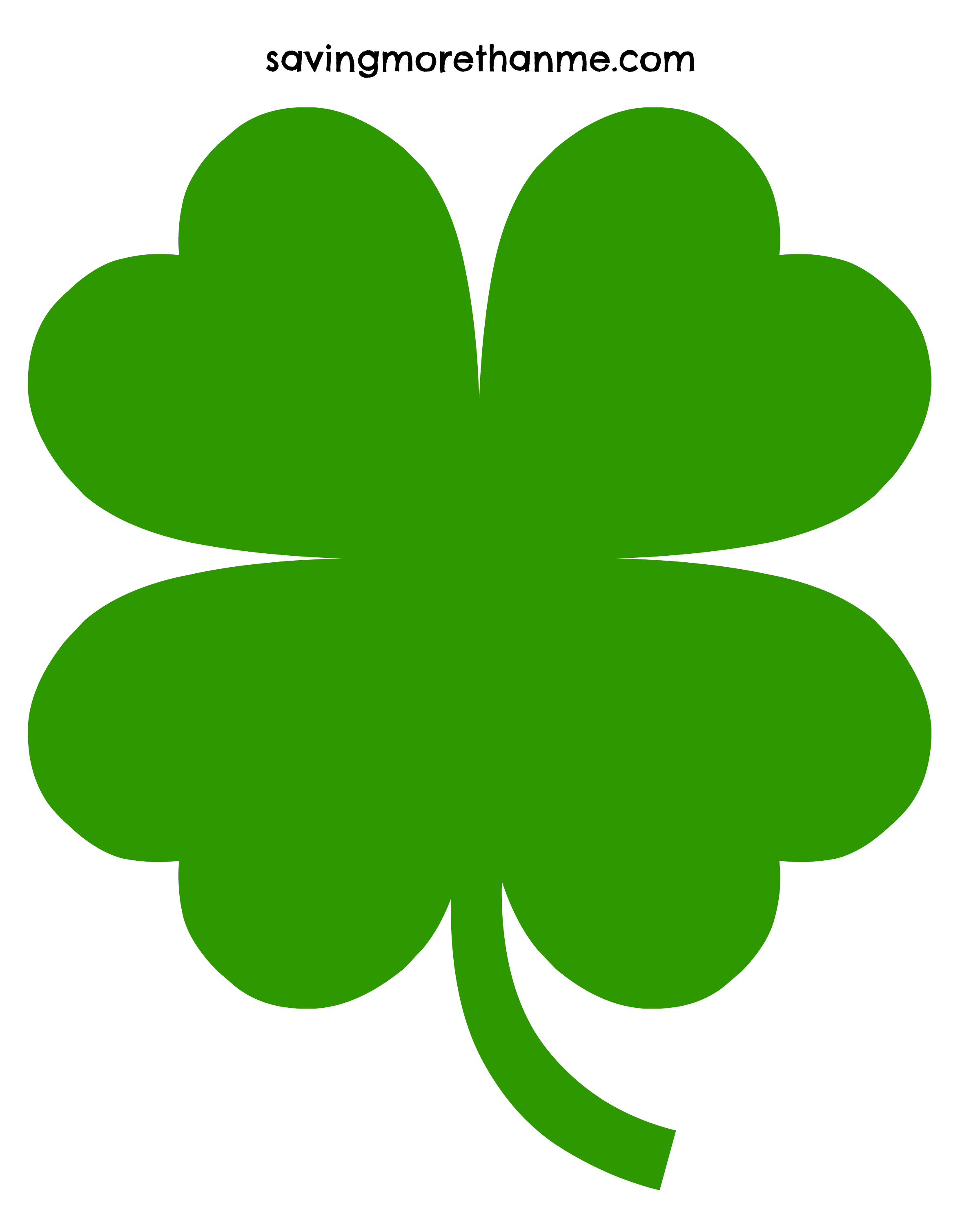 Detail 4 Leaf Clover Vector Free Nomer 24
