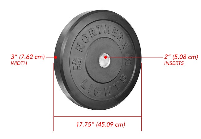 Detail 45 Pound Plate Diameter Nomer 44