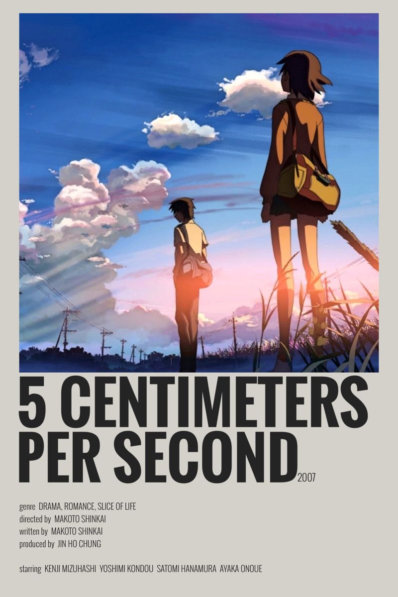 Detail 5 Centimeters Per Second Poster Nomer 10