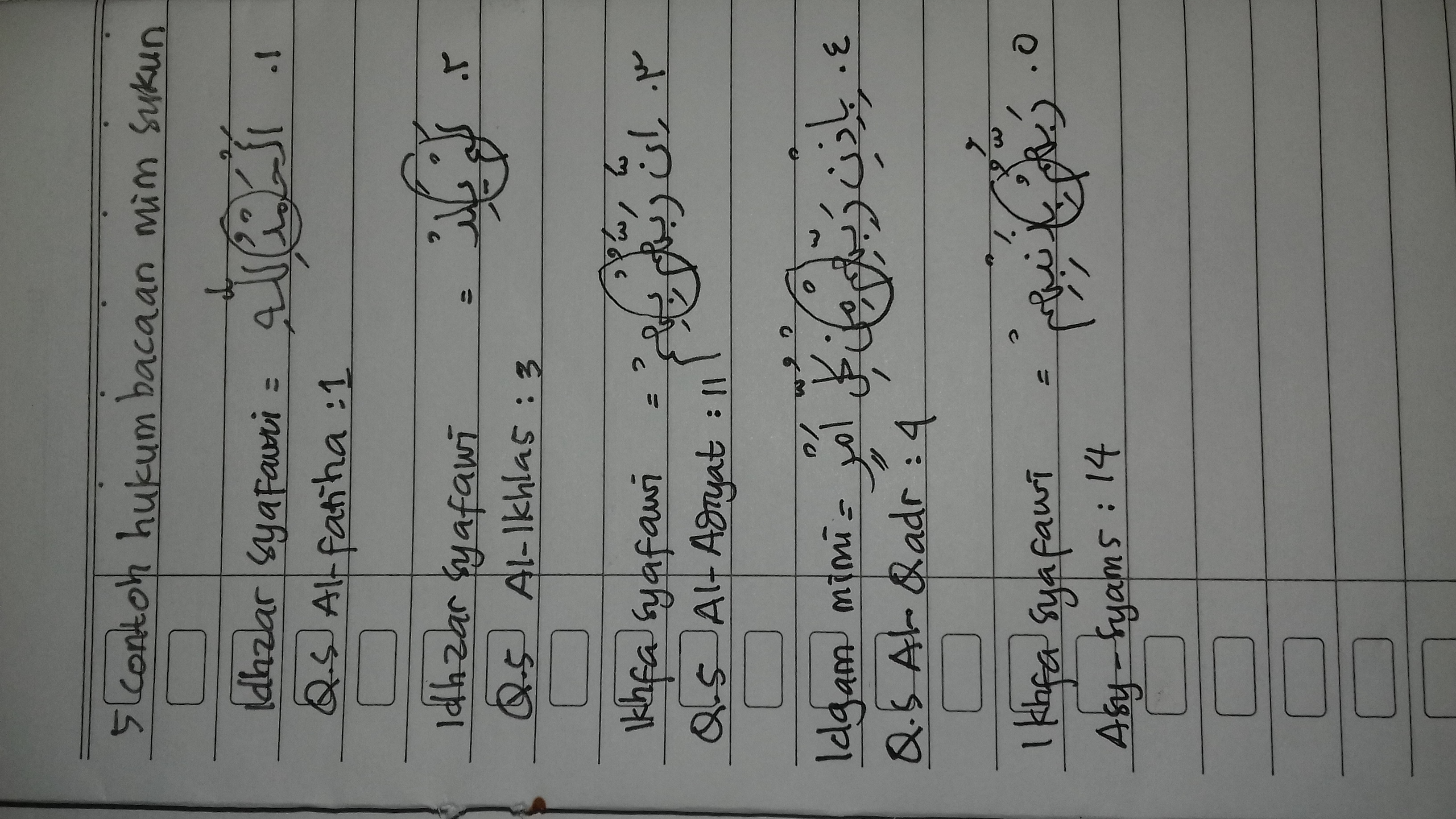 Detail 5 Contoh Ikhfa Syafawi Nomer 30