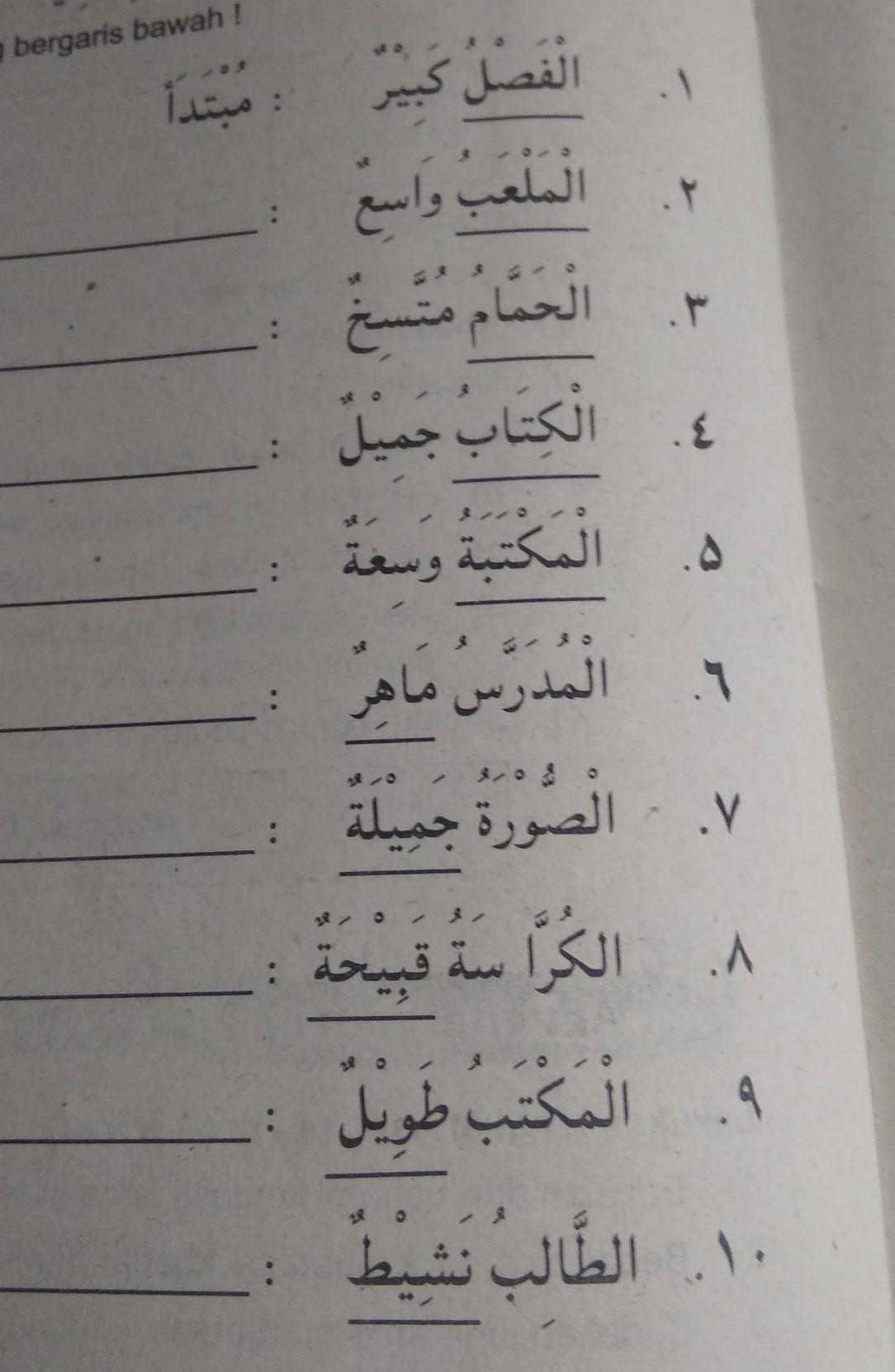 Detail 5 Contoh Kalimat Mubtada Dan Khobar Nomer 11