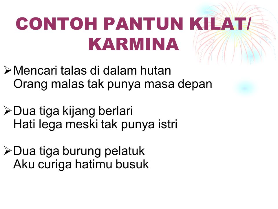 Detail 5 Contoh Puisi Rakyat Nomer 39
