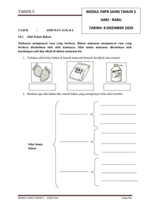 Detail 5 Contoh Sifat Kimia Nomer 26