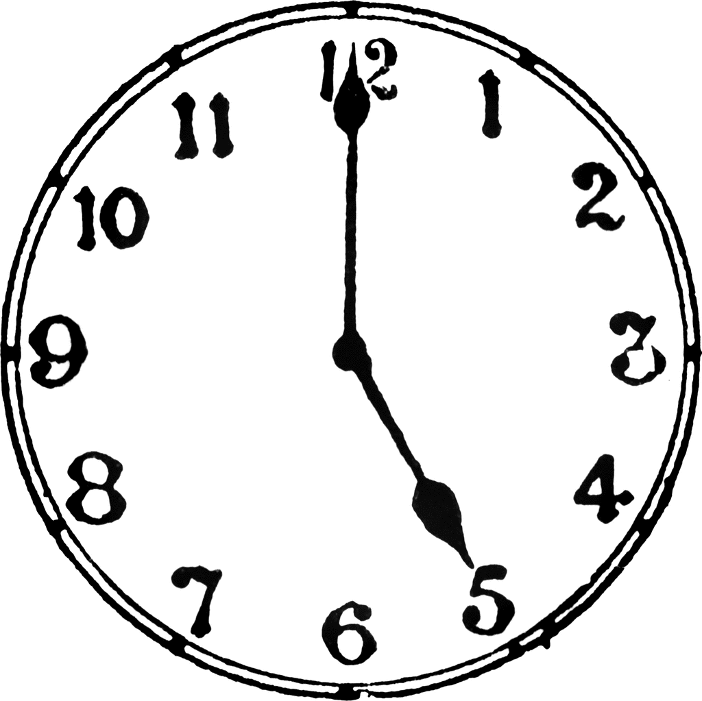Detail 5 O Clock Clipart Nomer 3