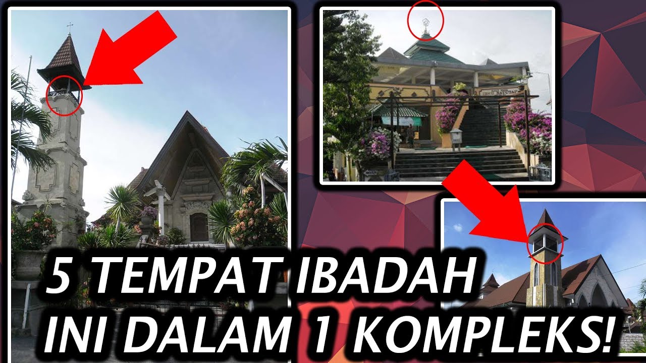 Detail 5 Tempat Ibadah Dalam Satu Gambar Nomer 12