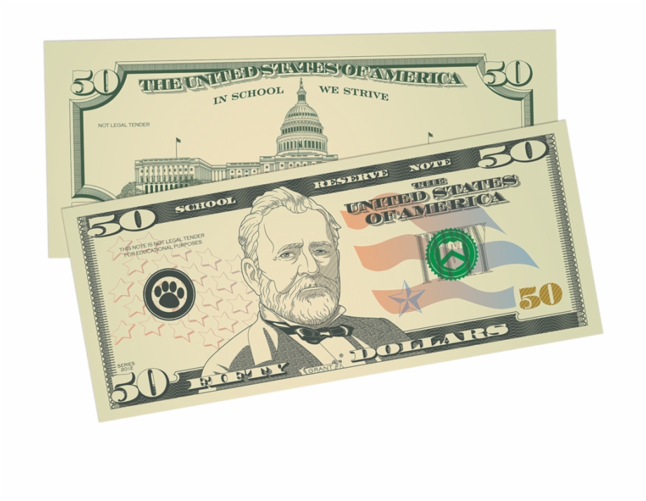 Detail 50 Dollar Bill Clipart Nomer 15