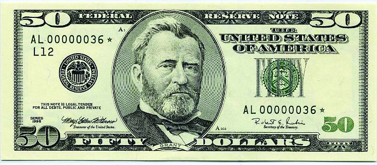 Detail 50 Dollar Bill Clipart Nomer 7