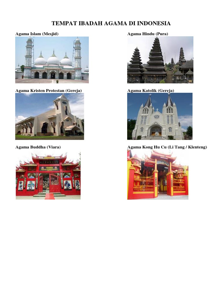 Detail 6 Tempat Ibadah Di Indonesia Dan Gambar Nomer 13