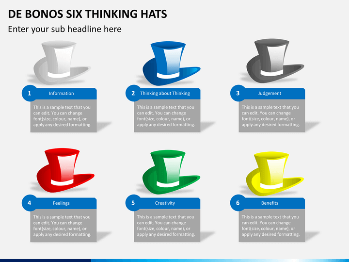 Detail 6 Thinking Hats Ppt Nomer 5