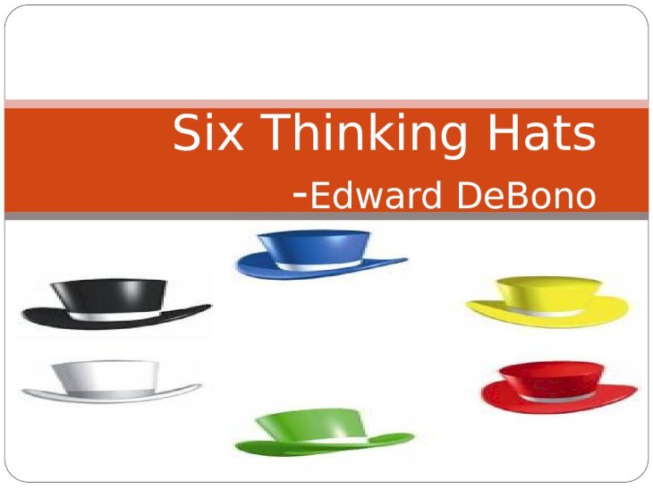 Detail 6 Thinking Hats Ppt Nomer 59