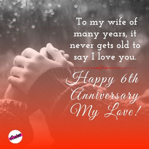 Detail 6th Wedding Anniversary Quotes Nomer 46
