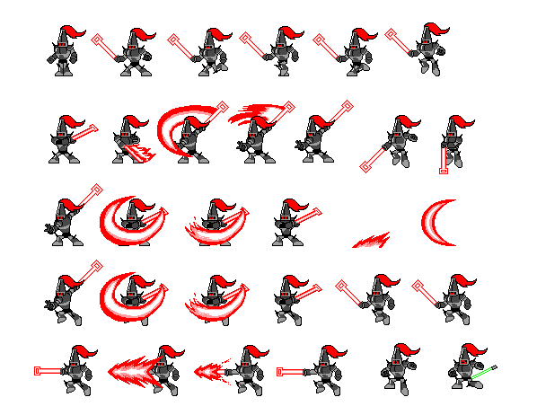 Detail 8 Bit Knight Nomer 24