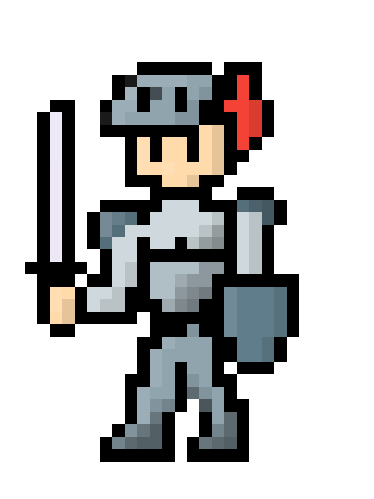 Detail 8 Bit Knight Nomer 4