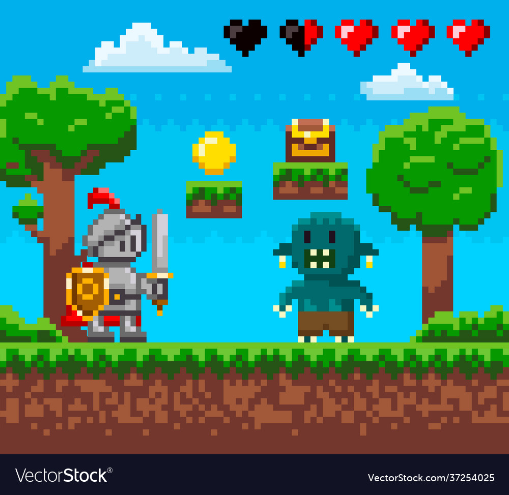 Detail 8 Bit Knight Nomer 53