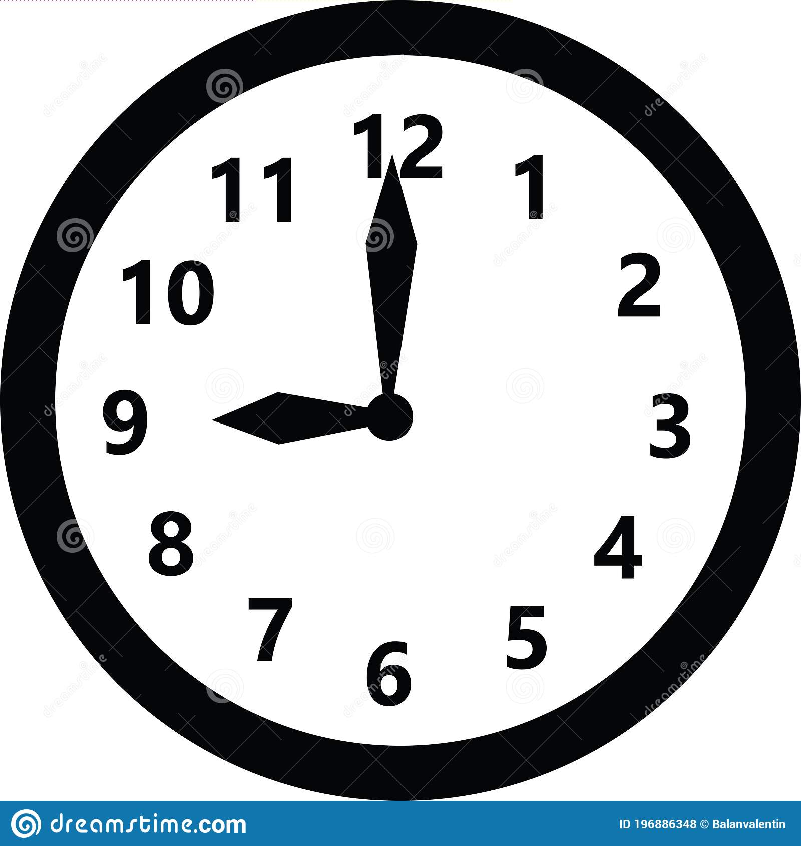 Detail 9 O Clock Clipart Nomer 4