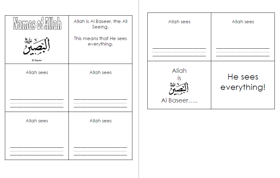 Detail 99 Names Of Allah Flash Cards Nomer 35