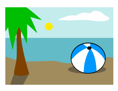 Beach Drawing Simple - KibrisPDR
