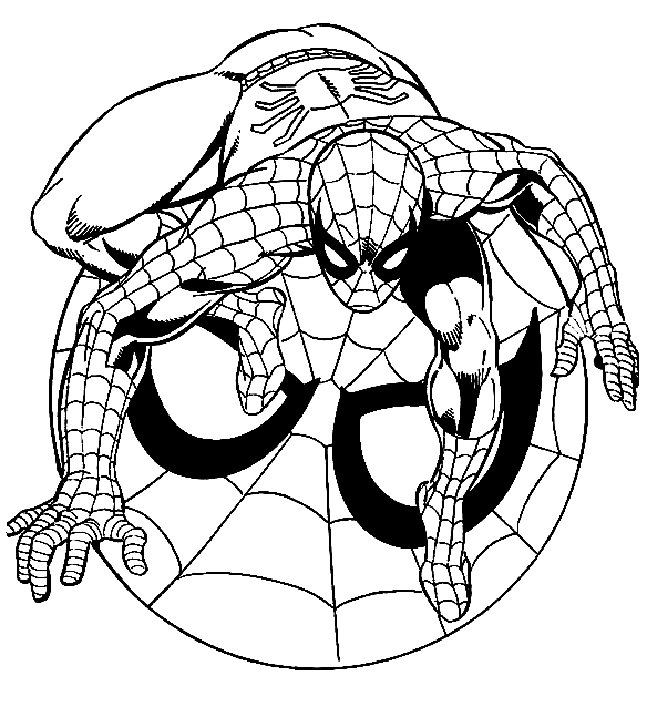Detail Malbuch Spiderman Nomer 2