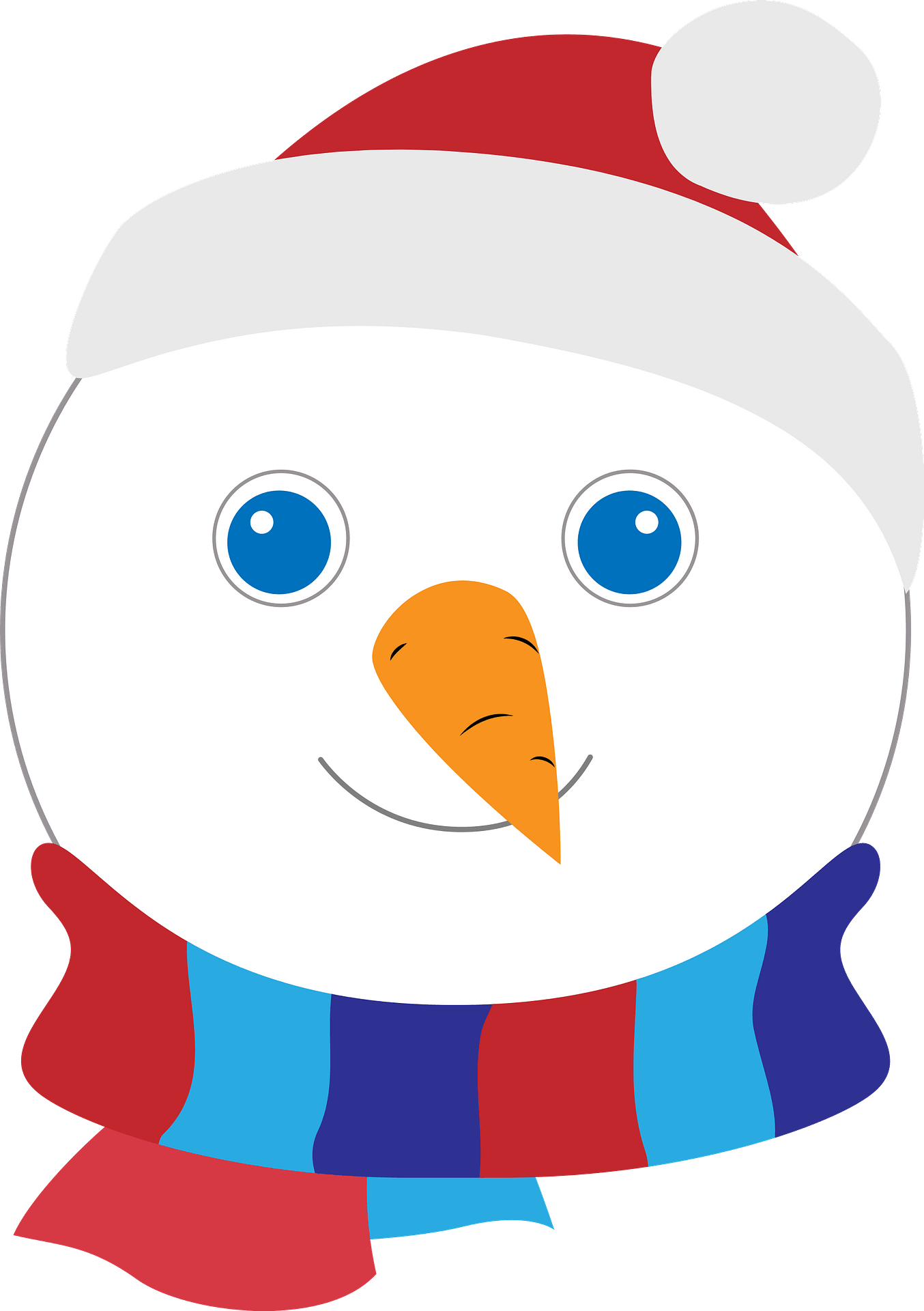Detail Snowman Face Png Nomer 11