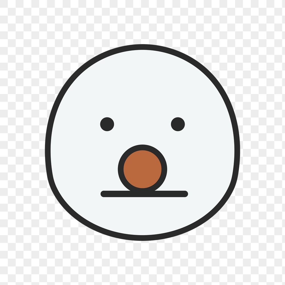 Detail Snowman Face Png Nomer 16