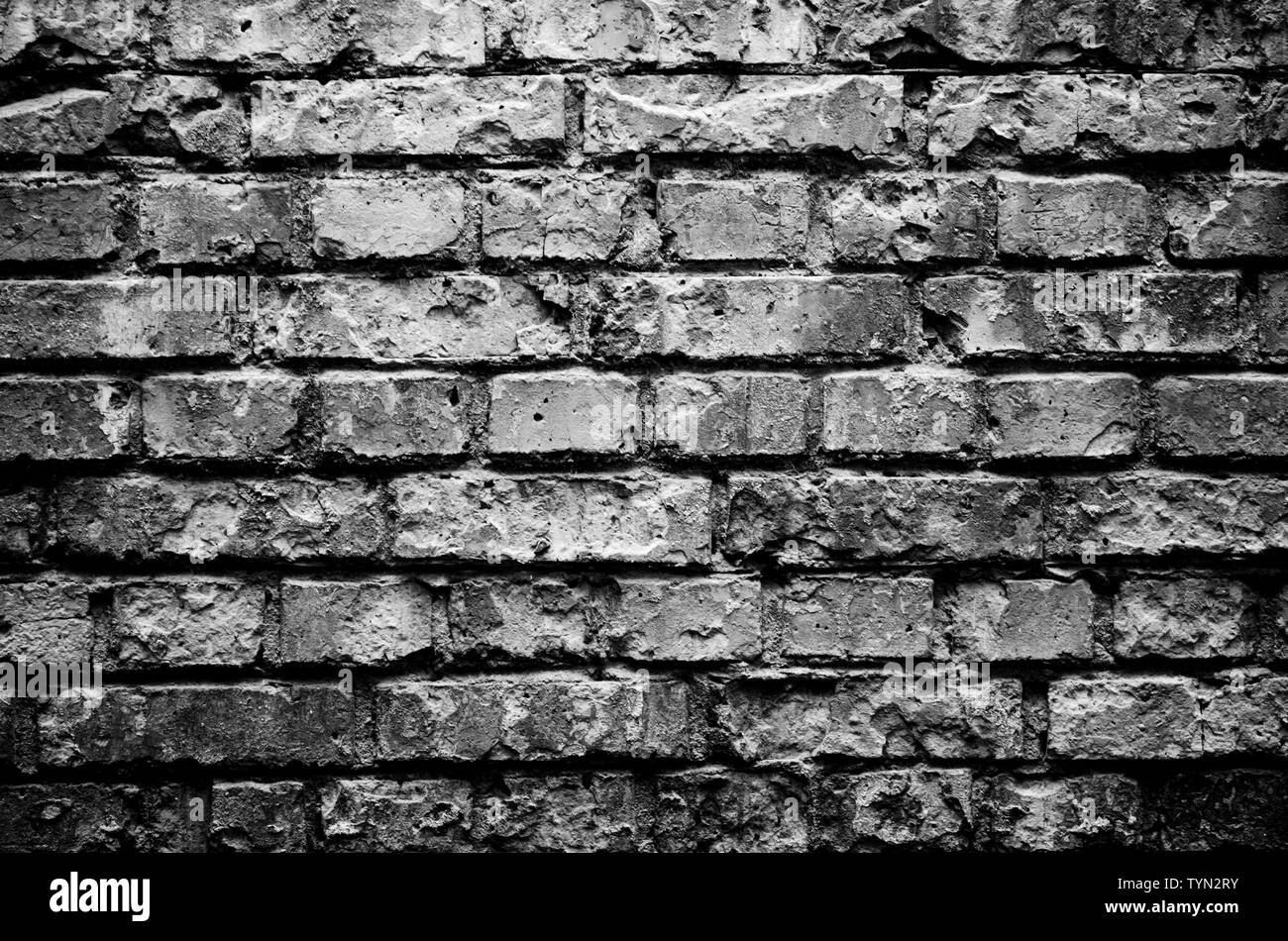 Detail Background Black And White Brick Nomer 12