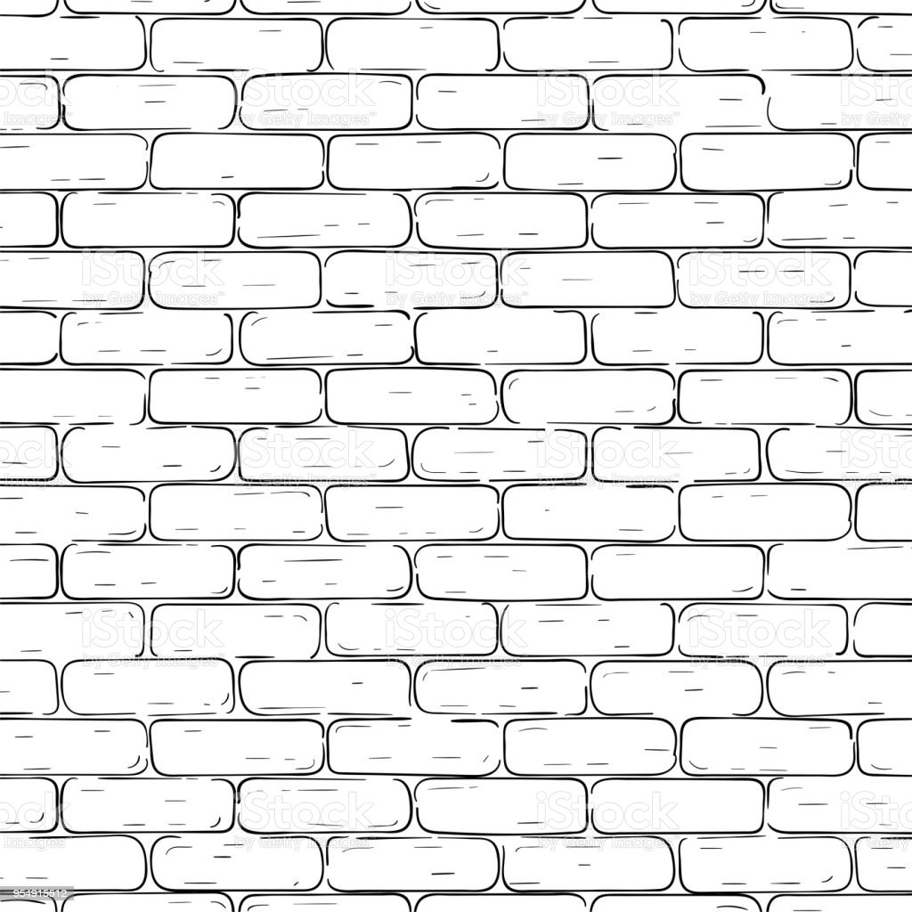 Detail Background Black And White Brick Nomer 3