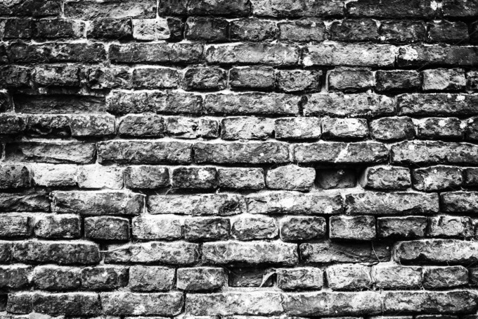 Detail Background Black And White Brick Nomer 30