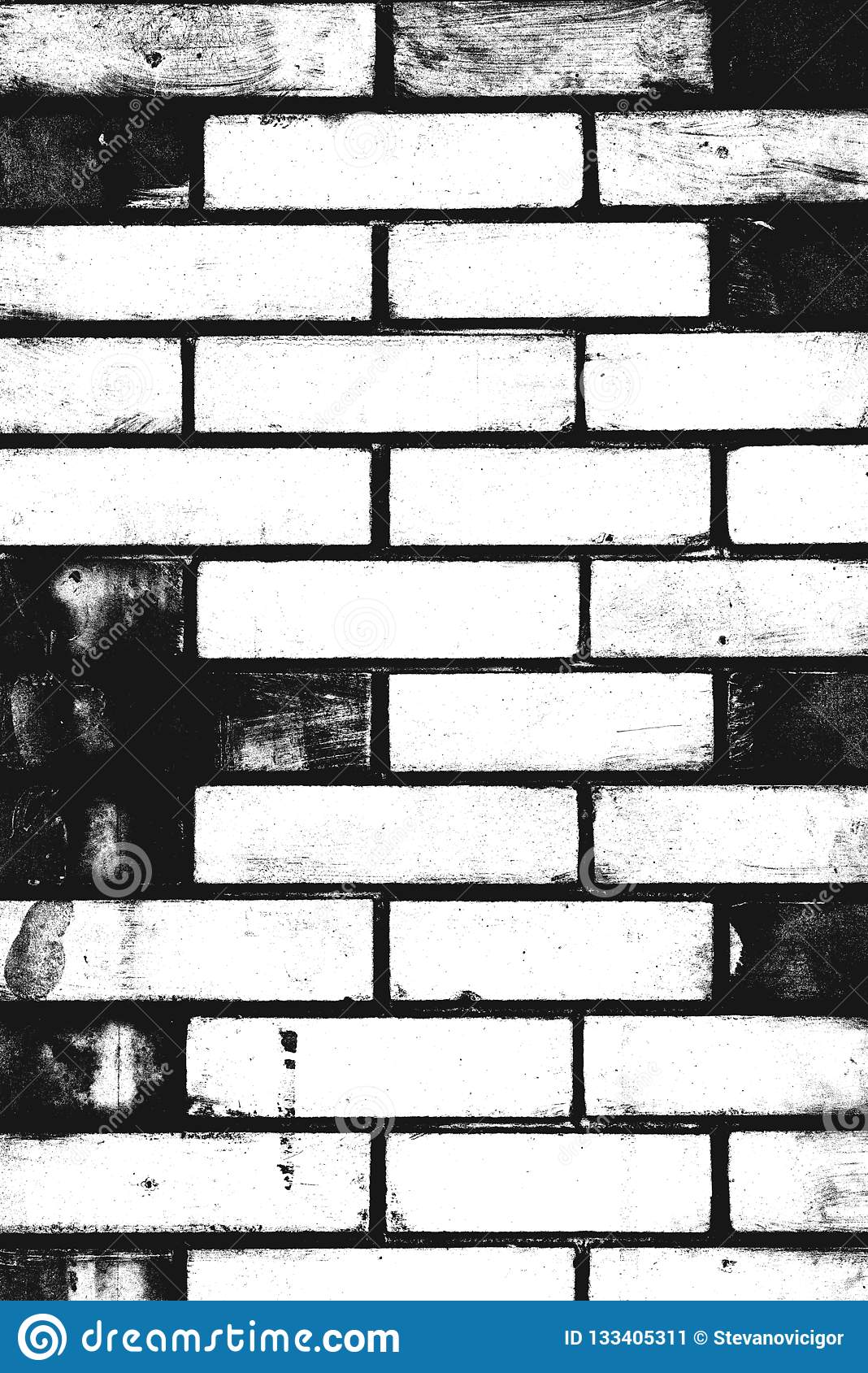 Detail Background Black And White Brick Nomer 42