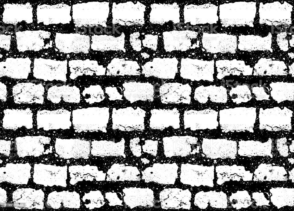 Detail Background Black And White Brick Nomer 55