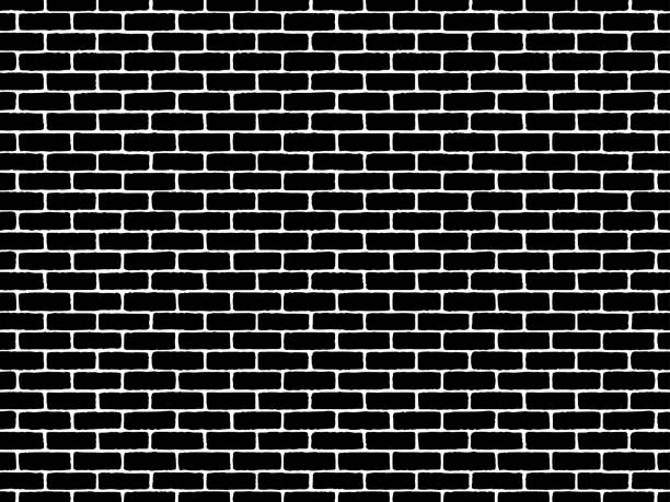 Detail Background Black And White Brick Nomer 7