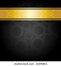 Detail Background Black Gold Vector Nomer 28