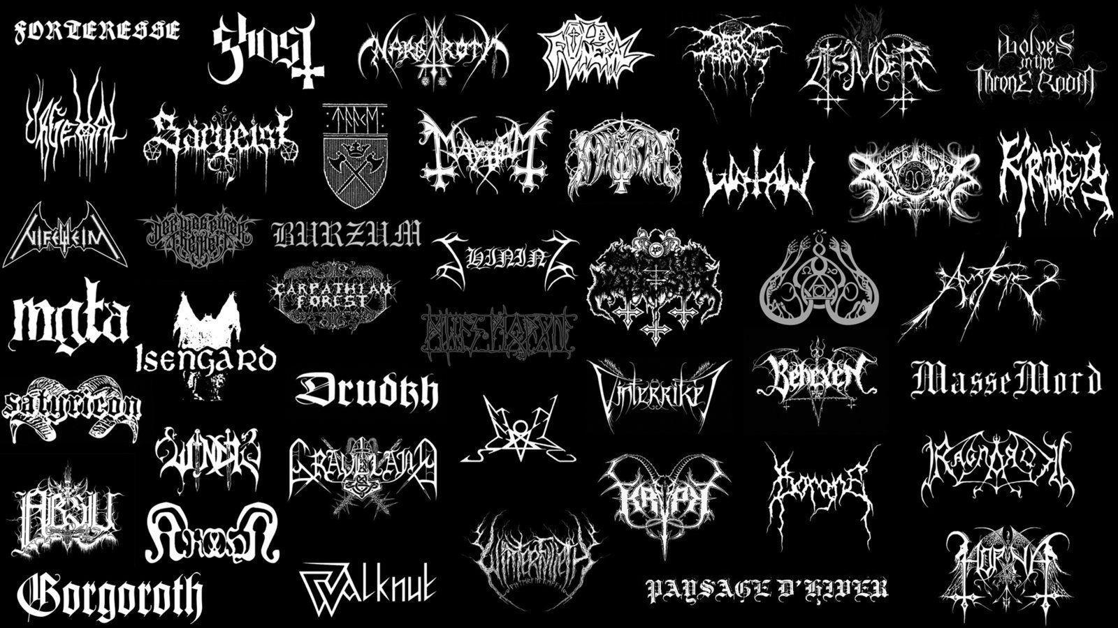 Detail Background Black Metal Nomer 57