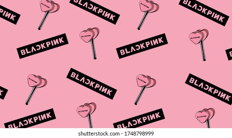 Detail Background Black Pink Nomer 6