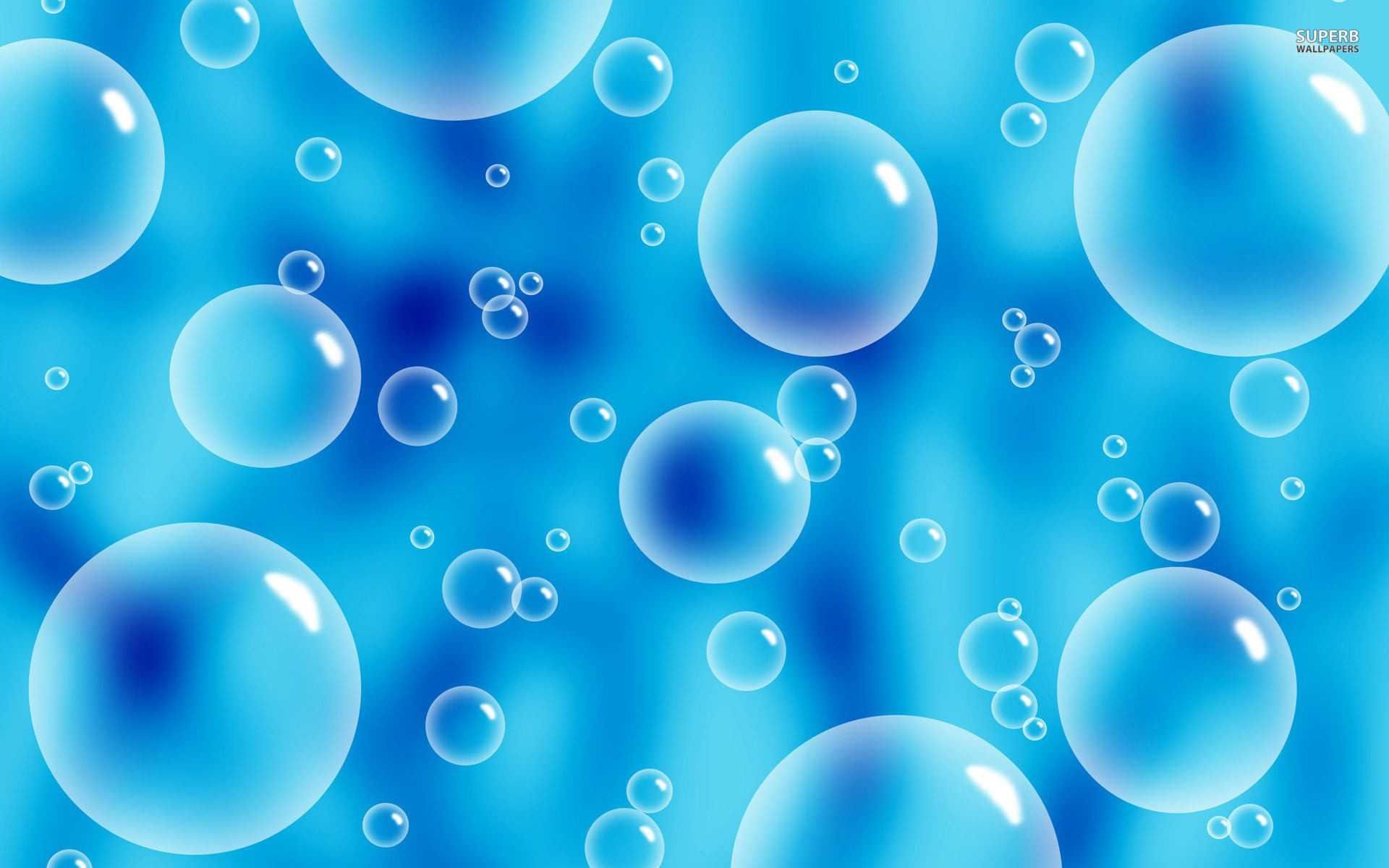 Detail Background Blue Bubble Nomer 19