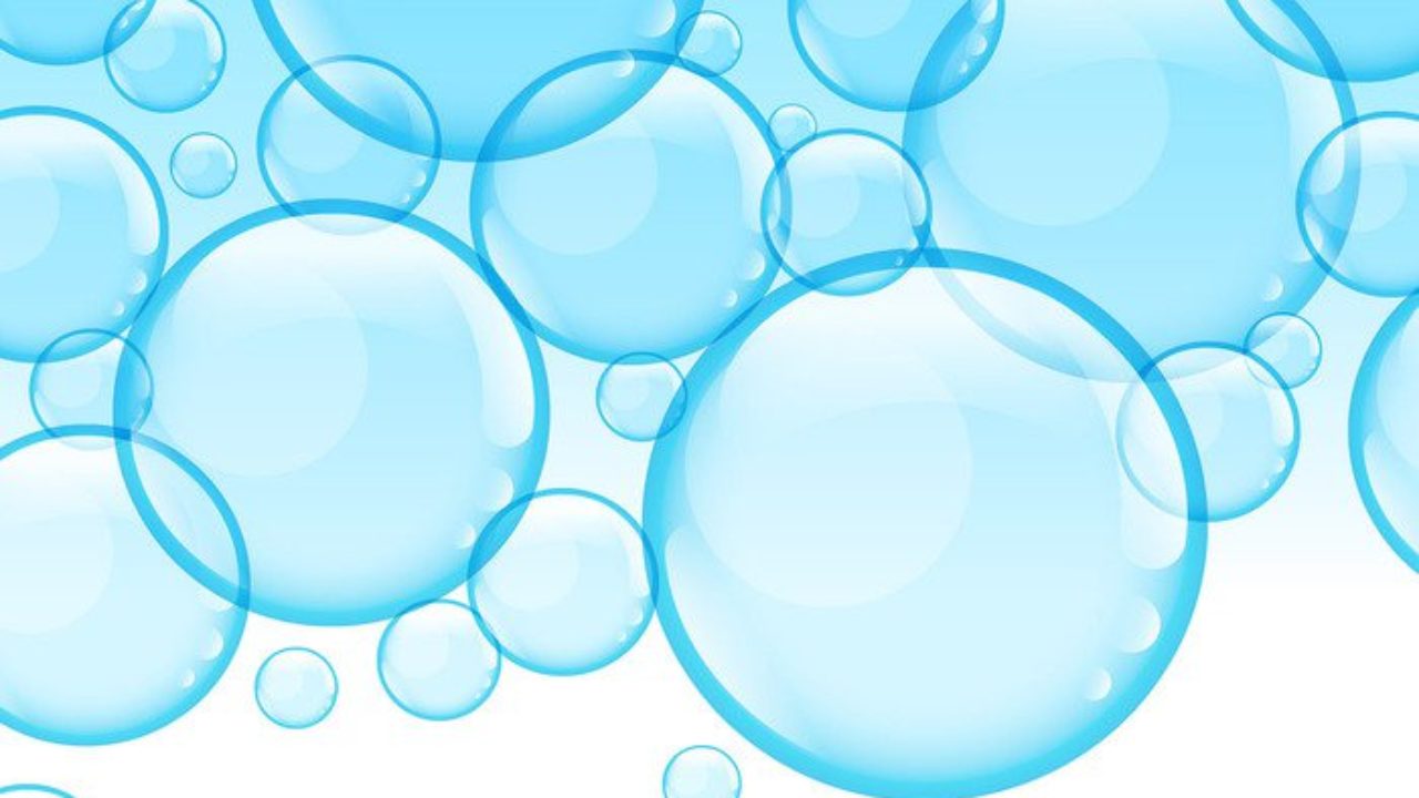 Detail Background Blue Bubble Nomer 49