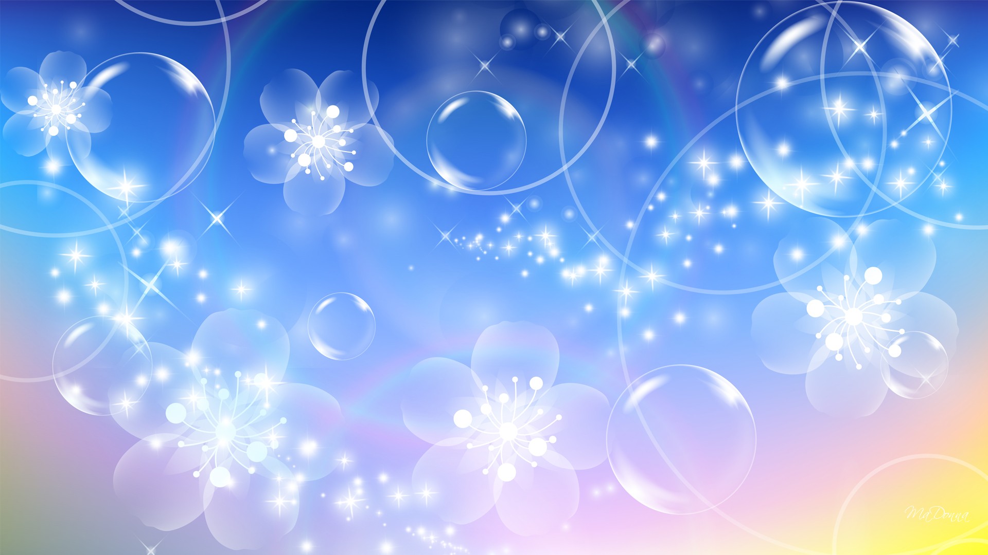 Detail Background Blue Bubble Nomer 54