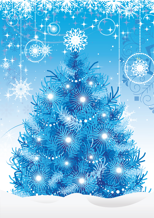 Detail Background Blue Christmas Nomer 21