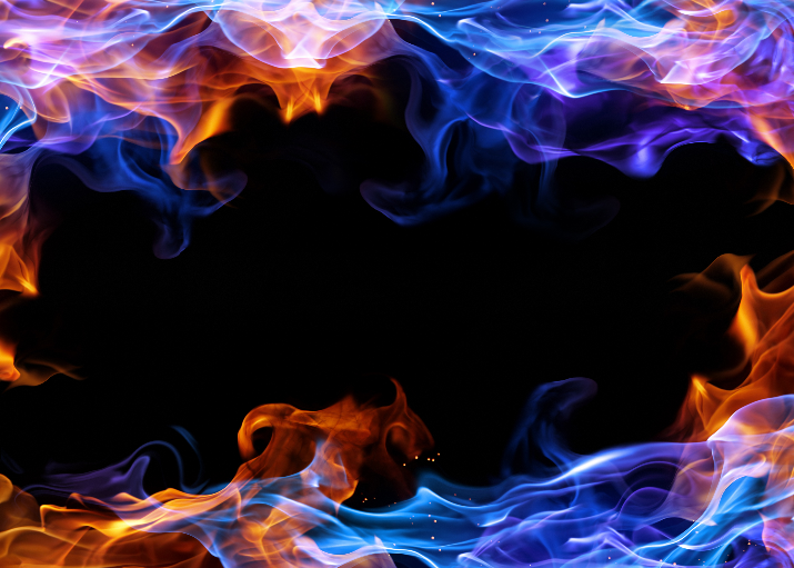 Detail Background Blue Fire Nomer 24