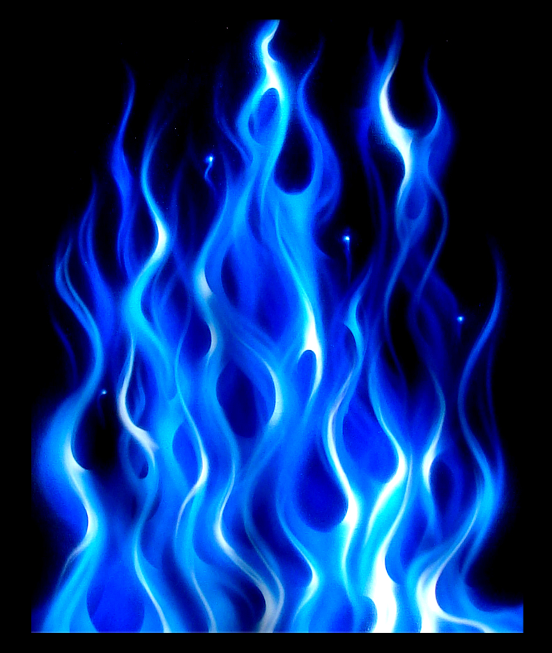 Detail Background Blue Fire Nomer 26