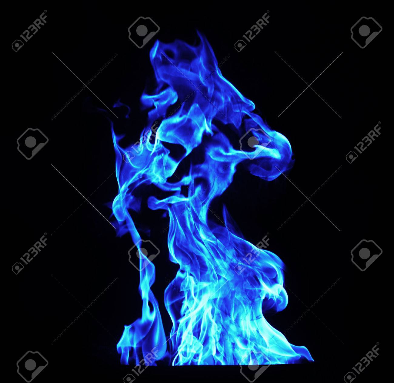Detail Background Blue Fire Nomer 28