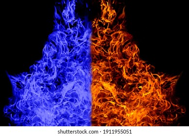 Detail Background Blue Fire Nomer 35