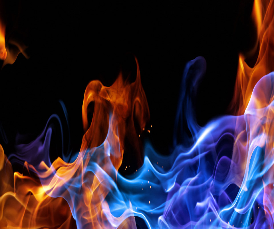 Detail Background Blue Fire Nomer 38